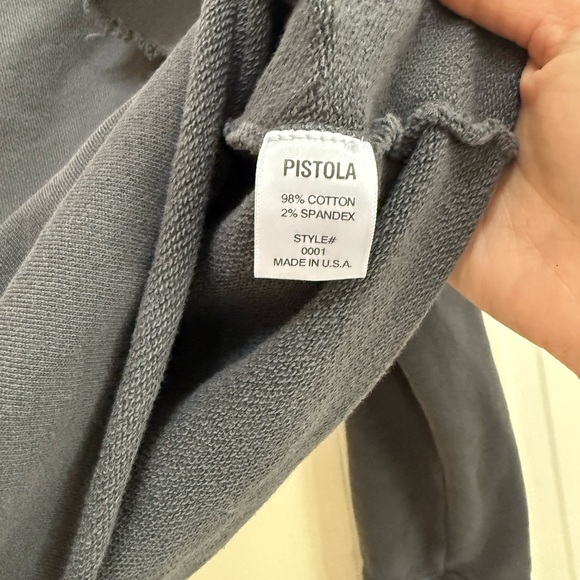 PISTOLA | Peyton Distressed Ruffle Sweatshirt - Picture 4 of 5